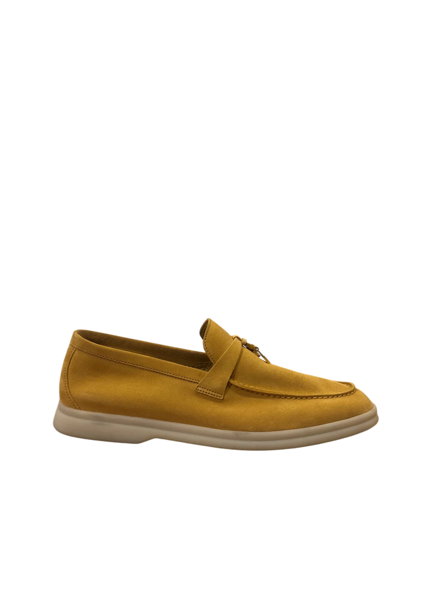 Loro Piana Yellow Walk Loafers