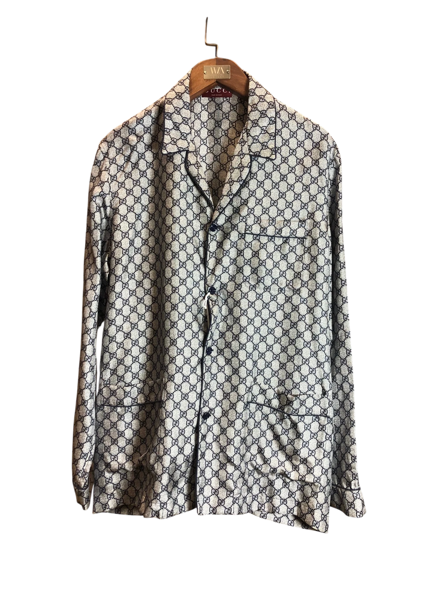 Gg Silk Twill Shirt