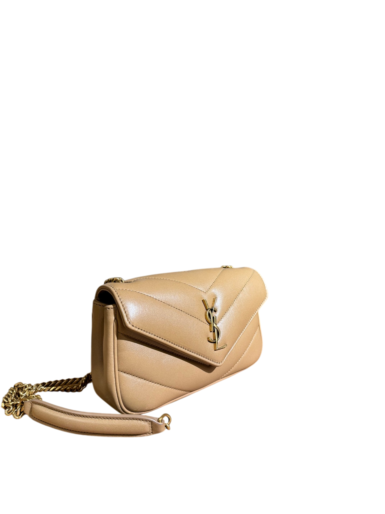 YSL Loulou Mini Brown
