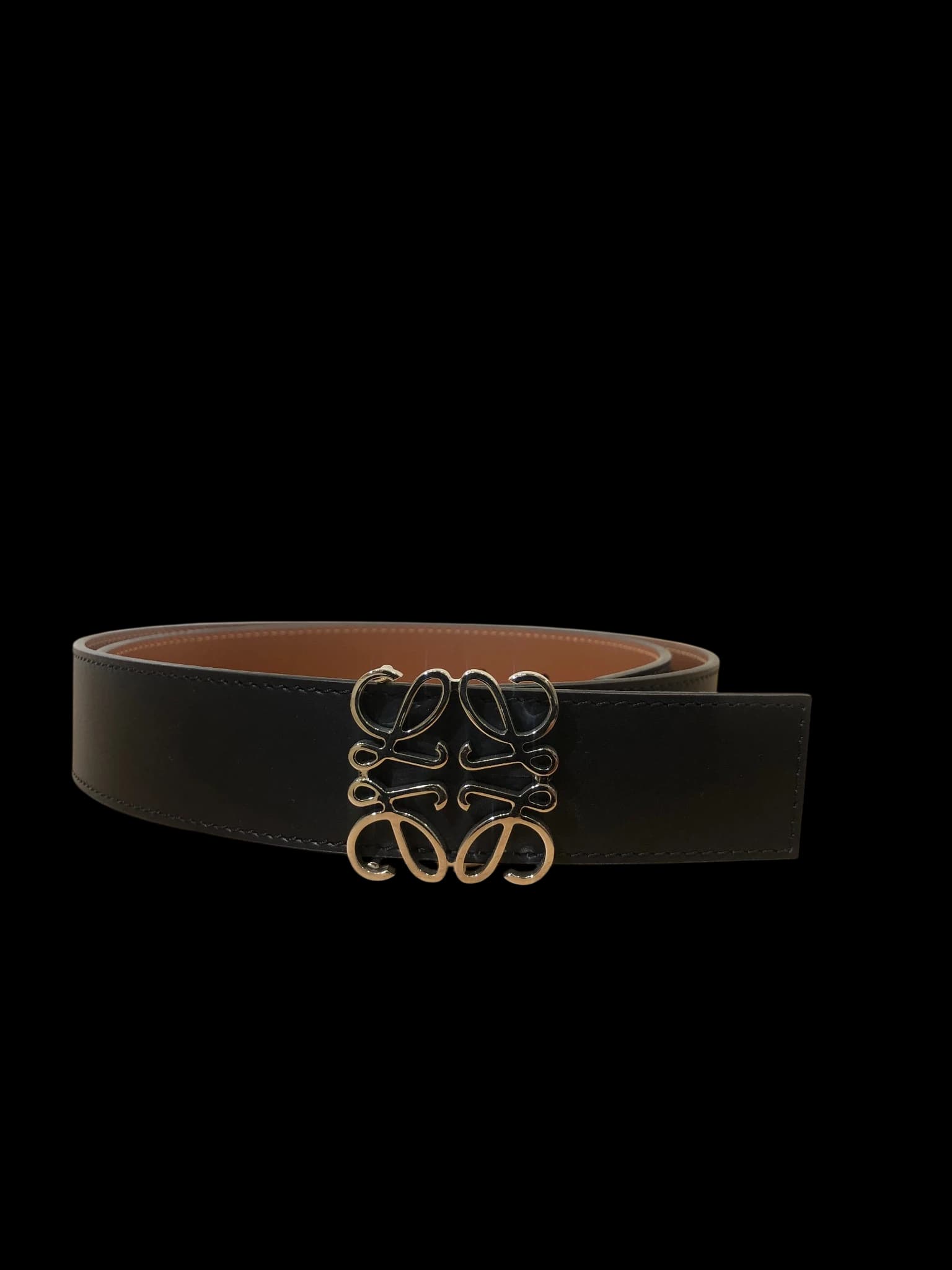 D&G Black Calfskin belt