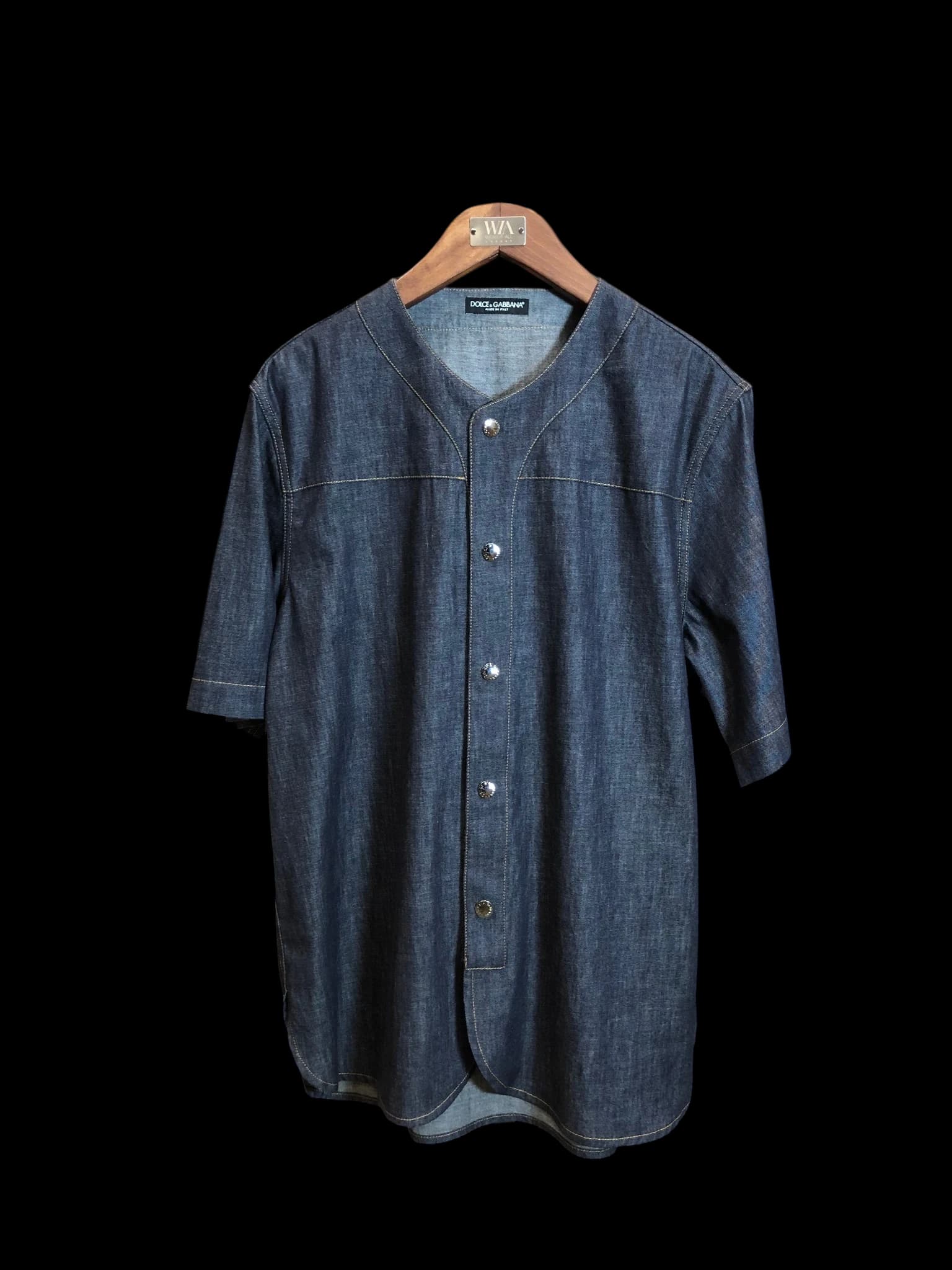 D&G logo denim shirt