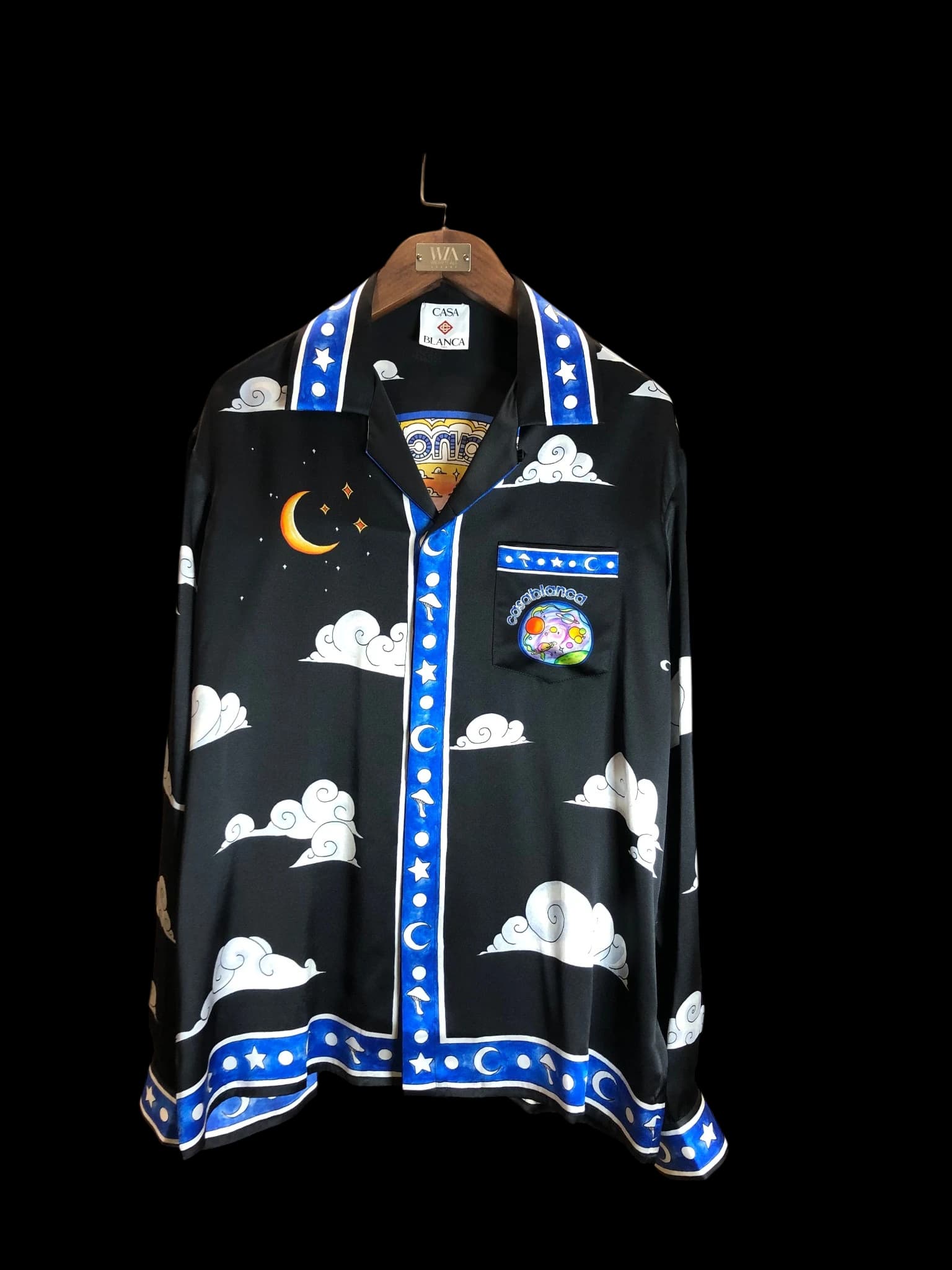 Casa night time silk shirt