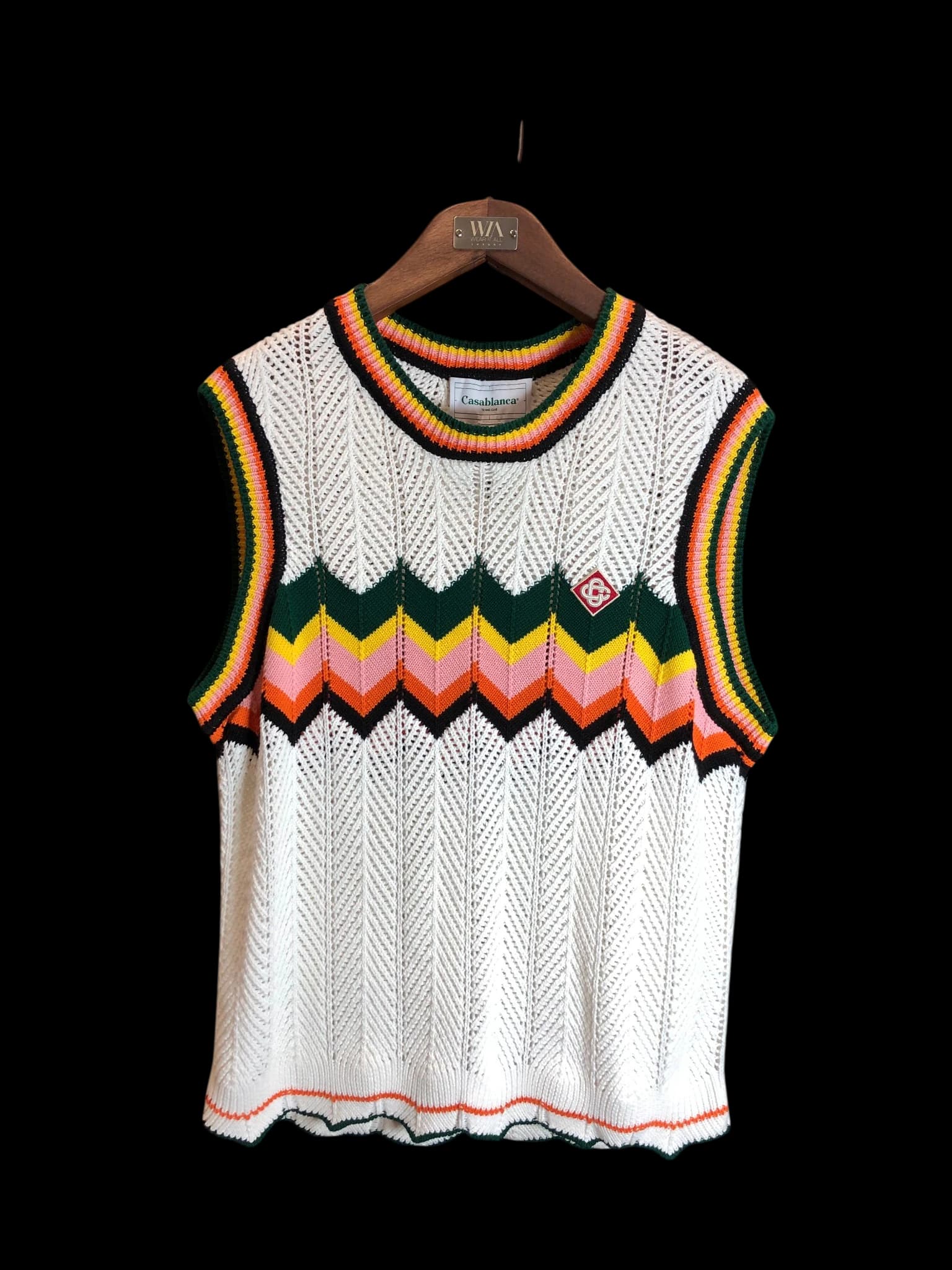 Casa Chervon Lace Vest