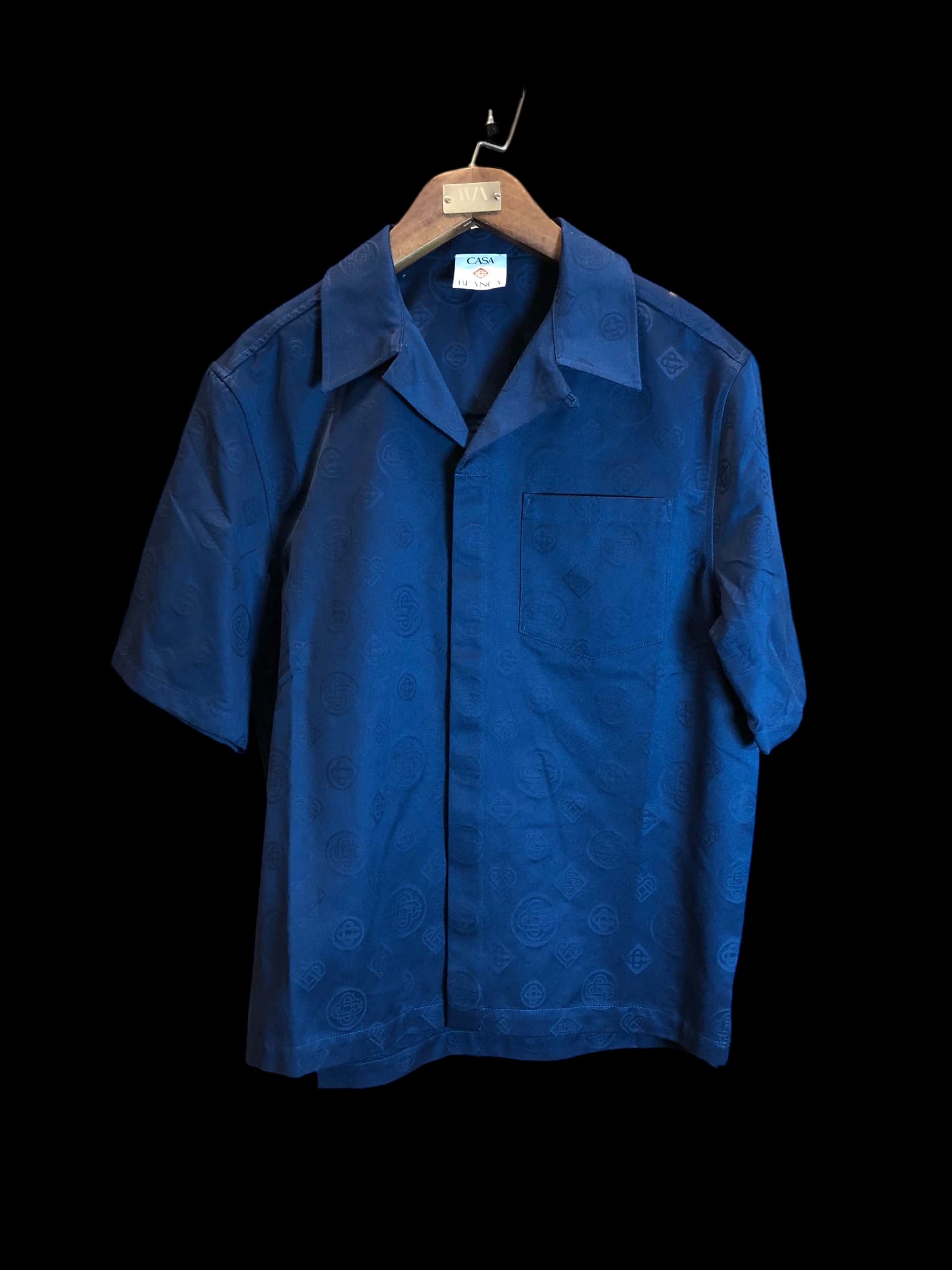 Casa monogram silk shirt