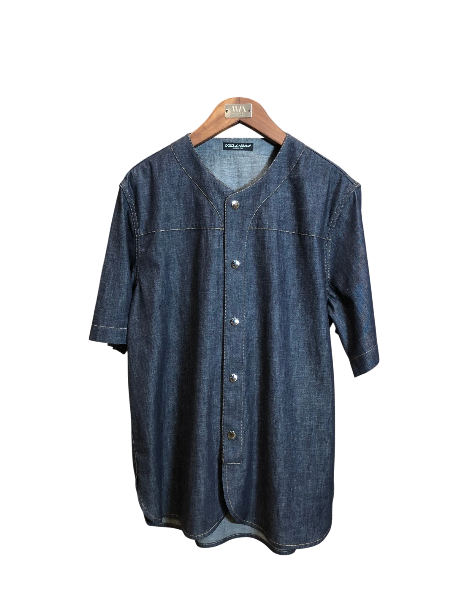 D&G logo denim shirt
