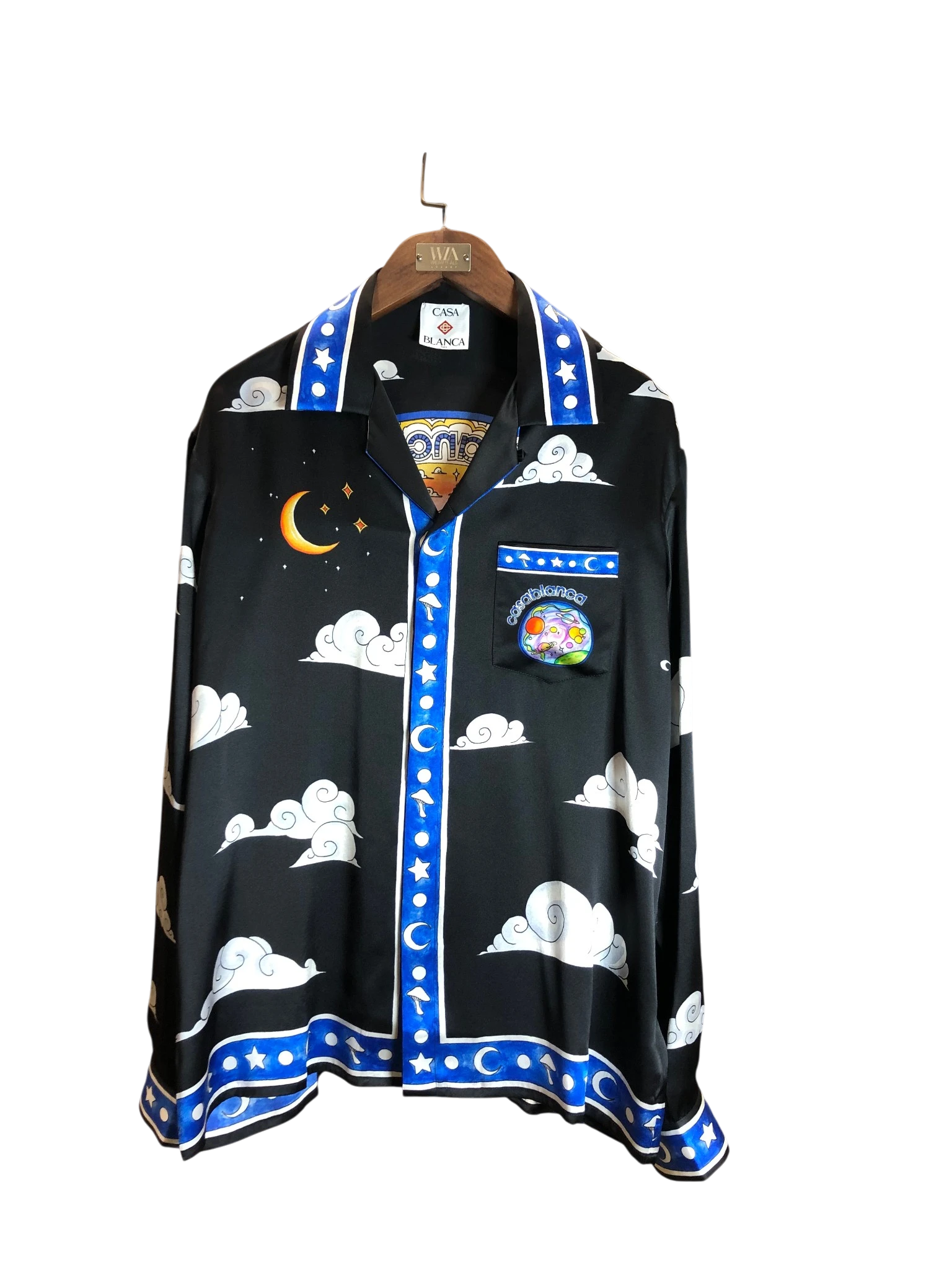 Casa night time silk shirt